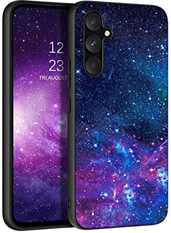 BENTOBEN für Samsung Galaxy A54 5G Hülle, Handyhülle Samsung A54 Case Leuchten im Dunkeln Slim Fluoreszenz Nebula PC Schale TPU Bumper Kratzfest Schutzhülle Hülle für Samsung Galaxy A54 5G- Lila
