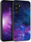 BENTOBEN für Samsung Galaxy A54 5G Hülle, Handyhülle Samsung A54 Case Leuchten im Dunkeln Slim Fluoreszenz Nebula PC Schale TPU Bumper Kratzfest Schutzhülle Hülle für Samsung Galaxy A54 5G- Lila