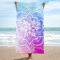 LUROON Strandtuch 180 x 90cm Extra Große Handtuch Strand Badetuch Frottee Leichtes Camping Reisetuch Super Weiches Sport