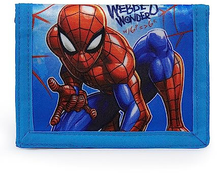 SPIDERMAN - PORTAFOGLIO BAMBINO-RAGAZZO CON TASCA PORTAMONETE - PRODOTTO UFFICIALE