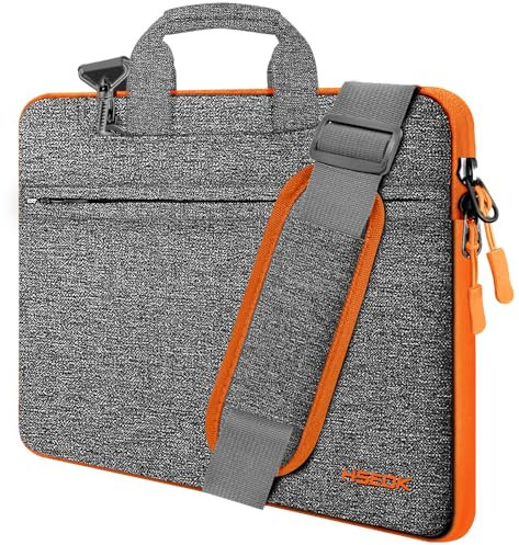 HSEOK 13 13,3 13,5 Zoll Laptoptasche Hülle, Griff Umhängetasche Wasserabweisend Schutzhülle Kompatibel mit 13.3 MacBook Air/Pro M1 M2 M3, iPad 13 12,9, XPS 13, Die Meisten 13-13,5 PC,D02O01