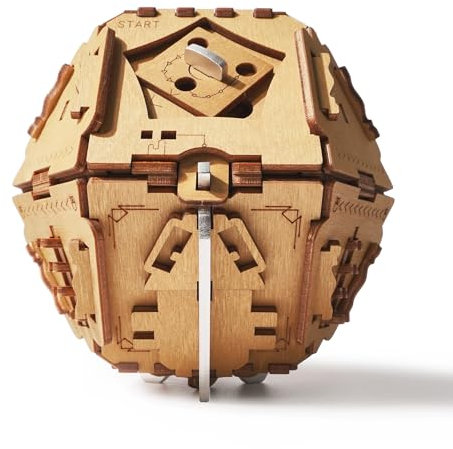 PUZZLE POTATO Stein der Weisen - Escape Room Spiel - Puzzle Box - Knobelspiel für Erwachsene - Rätsel Geschenkbox (Philosopher's Stone Metal)