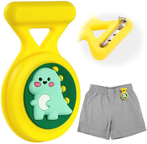 AXFEE Versteckte AirTag-Hülle, Silikon Schutzhülle für Kinder, Schlüsselanhänger und Halsband, Case Cover für Senioren Haustiere Kleidung, Kompatibel Mit A-pple AirTag