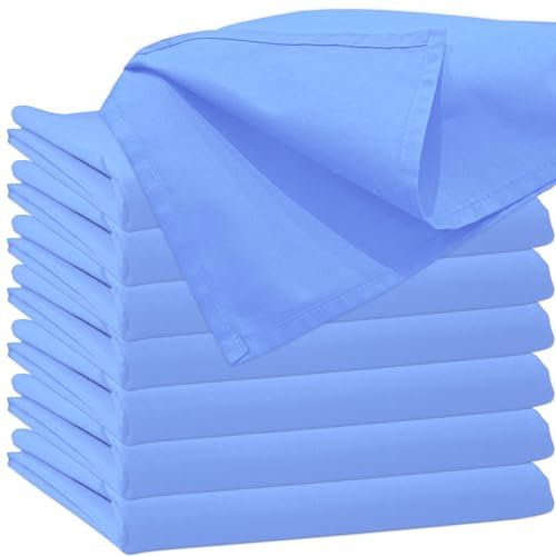 Glatte Bettlaken ohne Gummizug Bettlaken 90 x 200 cm Himmelblau Uni Baumwolle Einfache Klassische Hotel Bettücher ohne Spanngummi Laken Leintuch Haushaltstuch Doppelbett Singles Einzelbett