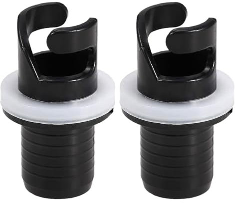 CENPEK 2PCS Boat Foot Pump Hose Adapter, 1.97inch H-R Valve Kayak Adapter Inflatable Boat Valves Hose Adapter Connector Inflatable Kayak Pump Hose Adapter Plastic Air Valve Adapter
