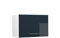 Vicco pensile da Cucina Fame-Line, Blu Scuro Lucido/Bianco, 60 cm Piatto