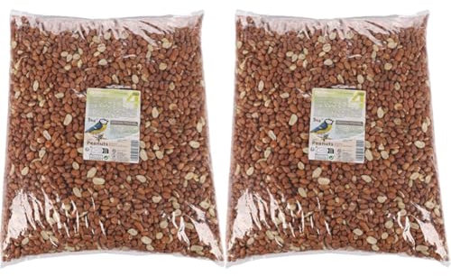 Flamingo Cacahuètes décortiquées pour Oiseaux Sauvages 5 KG - Nourriture Fraîche de Qualité Supérieure - (Lot de 2)
