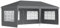 Outsunny Tonnelle de Jardin extérieure Pop-up Pliante - Tente de réception - 3 x 6 m - pavillon chapiteau Barnum - 3 cotés démontables - piquets d'ancrage au Sol + Sac de Transport Inclus Gris