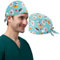 EAVUYIS 1 Pezzi Robin Hat Cuffia Infermiera Cuffia Sala Operatoria Cuffia Uomo Berretto Chirurgico Donna Cappello Cotone