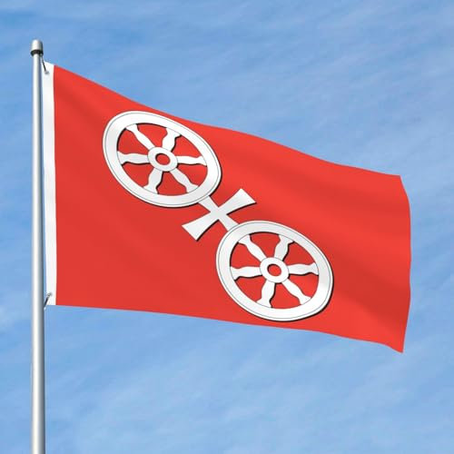Mainz Flagge Quer Banner Lustige Flagge Perfekte Fahne Für Home Outdoor Indoor 90X150Cm