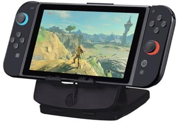 Stand Mount for 2025 Nintendo Switch 2, Adjustable and Foldable Desk Holder Dock, Portable Compact Play Table Bracket Stores 24 Game Cards, 4 SD Cards with 7 Height Settings