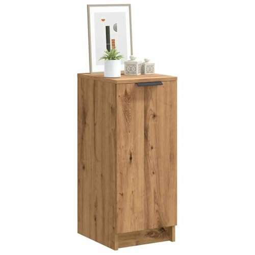 LLEZKBR Armoires et rangements-Meuble à chaussures en chêne artisanal 29,5 x 35 x 70 cm