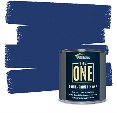 THE ONE All-In-One Paint & Primer - Blue Gloss, 2.5 L | Multi-Surface 1 Coat Formula | Easy Indoor & Outdoor Decorating for Home & Garden Walls, Floors & Furniture | Durable, Water-Based & Low VOC