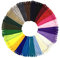 DOITEM Wartoon - Cerniere in nylon multicolore, 20 cm, confezione da 120