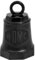Harley-Davidson Sculpted H-DMC Logo Ride Bell, Matte Black Finish HRB093