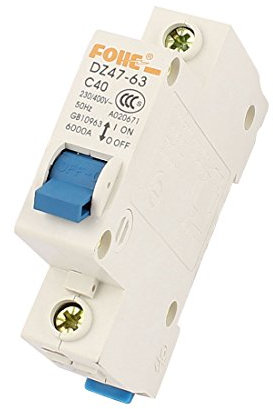 Aexit Interruttore magnetotermico di protezione da sovraccarico AC 230 / 400V 40A 1 polo DZ47-63-C40 ID: 302721