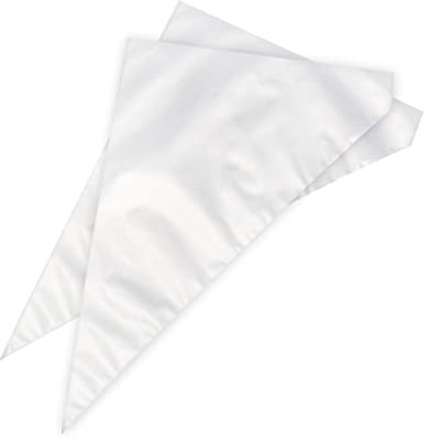 Miss Bakery's House® Lot de 50 Poches à Douille jetables - 48 x 26 cm - Extra Solides - Décoration de gâteau - Pâtisserie - Poche à Douille jetable - Poche à Douille