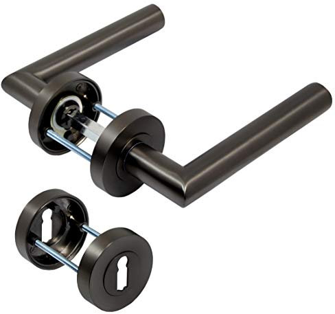 Türbeschlag 1693-J R BB Anthrazit Türklinke Türdrücker Türgriff