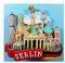 Magnet Souvenir Berlin 6,5 x 6 x 2 cm Kühlschrankmagnet Stadt Figur Deko GCG 0040 A
