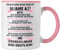 Trendation - 50. Geburtstag Frauen Tasse Geschenk Geschenkidee 50er Geburtstag Spruch Perfektion Mama Mutter Lustiger Spruch Witzig (Rosa)