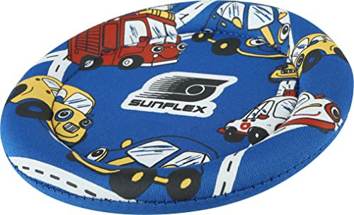 Sunflex® Youngster Cars Wurfscheibe | weiche & leichte Flugscheibe für den Strand & den Park | für Kinderhände Flying Disc | extrem robust und Flugstabil