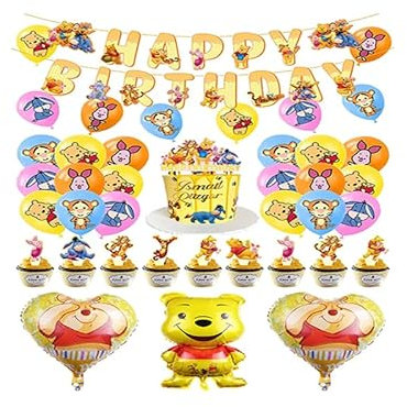 Deko Geburtstag Winnie the Pooh Luftballons Winnie the Pooh Party Deko Winnie the Pooh Geburtstagsdeko Winnie the Pooh Geburtstag Girlande Winnie the Pooh Kuchendeckel Winnie the Pooh Folienballons