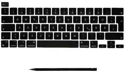Ersatztasten für MacBook Pro 13 (2020) A2338 DE-Layout QWERTZ