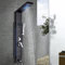 Colonne De Douche Hydromassante Avec 4 Jets De Massage Affichage Led De La Température De L'Eau,Système De Douche Avec Bec De Baignoire Et Douchette à Main