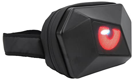 KIMISS LED-Ritter-Rucksack, Universeller LED-Display-Rucksack mit APP-Steuerung, Wasserdichter Verstellbarer Schultergurt, USB 5V-Reisetasche