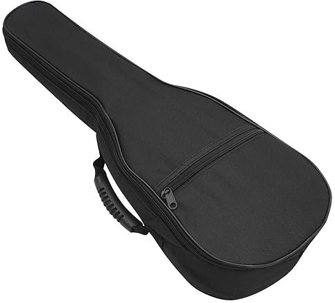 XIANGWANBH Ukulele Case 53,3 cm Ukulele Tasche Ukulele Rucksack Ukulele Instrument Case 4-Saiten-Gitarrentasche Konzert-Ukulele Gigbag schwarz