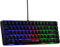 The G-Lab Keyz Hydrogen, Clavier Gamer 60%, Semi-mécanique Filaire Azerty, Rétroéclairage Multicolore - Mini Clavier Gamer Silencieux, Format Compact TKL - Pc/ps4/ Ps5 - New, Noir