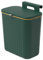 Bncxdc mülleimer, biomülleimer küche, Küchenabfalleimer mit Deckel, Home Recycle Hanging Mülleimer, Wandmontierter Mülleimer für Zuhause, Küchenschrank, Badezimmer, Büro, 9,5 Liter, grün