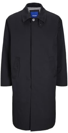 JACK & JONES Jorpilo Mac Coat Cappotto, Nero, M Uomo