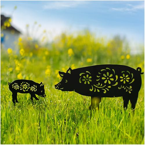 Gartenstecker 2 (Schweine-17)