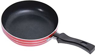 HAODUOO ,Casseruola 12 cm Padella portatile Padelle antiaderenti durevoli Padella con manico Adatto for friggere uova Padella for la colazione Utensili da cucina Wok