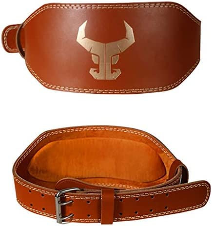 Fitnessgürtel, Fitnessstudio, professionelles Krafttraining, Kernschutz, Leder, Braun, für Herren, Kniebeugen, Kreuzheben, Bankdrücken, Gewichthebergürtel, Braun 2, XL