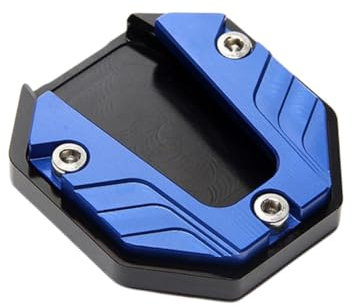 hgudyr Fuß-Verbreiterung Ständer Platte Universal-Stützplatte, rutschfeste Seitenständer-Vergrößerung, Aluminiumlegierung, Motorrad-Seitenständer-Verlängerung für Motorrad, Roller, Fahrrad