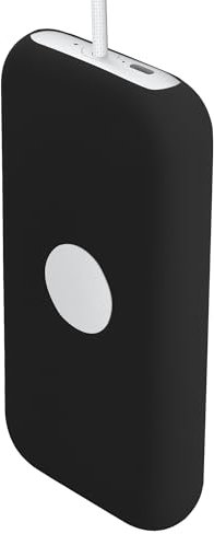 kwmobile Hülle kompatibel mit Apple Vision Pro Case - Silikon Schutzhülle für VR Akku gummiert - Robustes Cover in Schwarz