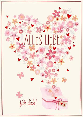 Gutsch Verlag Postkarte Valentinstag Alles Liebe zum Valentinstag