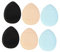 MUSISALY 6stücke Teiliges Mini Makeup Puff Für Flüssige Und Trockene Produkte Waschbar Wiederverwendbar Für Puder Foundation Und Blush Für Kosmetik Anwender