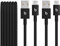 Beats USB-A to USB-C Woven Cable, 2 Pack, Fast Charging, Durable/Tangle-Free, Compatible Charger for Apple Devices w Lightning Ports (1.5 m) – Bolt Black