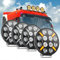 CO LIGHT 120W 4PCS 9 Zoll LED Arbeitsscheinwerfer 12v，120W Runder LED Scheinwerfer mit ECE