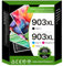 903 Druckerpatronen 903XL für HP 903 XL Multipack Druckerpatronen Kompatibel für HP Officejet 6950 Druckerpatronen für HP Officejet Pro 6970 Patronen 6960 (‎‎‎‎‎‎‎Schwarz Cyan Magenta Gelb, 4er-Pack)