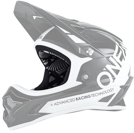 O'NEAL | Motorcross-Helm-Ersatzteile | Motorrad Enduro Mountainbike | Wangenpolster & Innenfutter für Helme | Liner und Cheek Pads Backflip Helmet | Schwarz | Größe XL