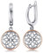 JewelryPalace Pendientes Aretes Nudos Celtas Huecos Plata de ley 925