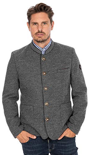 Stockerpoint Herren Wolfgang2 Trachtenjanker, grau, 48