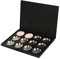 ENET 12 Gittertöpfe Leere Magnetische Lidschatten Palette Zinnpfan