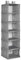 Amazon Basics Hanging Closet Shelf - 6-Tier, Heather Grey, 12 x 2 x 12