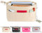 HyFanStr Handtaschen Organizer Nylon, Taschenorganizer Tasche in Tasche Organizer Innentaschen für Handtaschen mit Schlüsselkette,Beige,Extra Groß