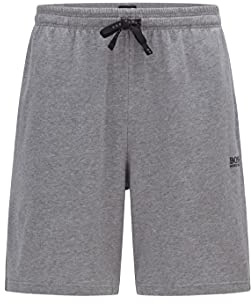 BOSS Herren Mix&Match Short CW Shorts aus elastischer Baumwolle mit Kontrast-Logo und Kordelzug